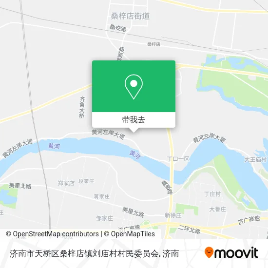 济南市天桥区桑梓店镇刘庙村村民委员会地图