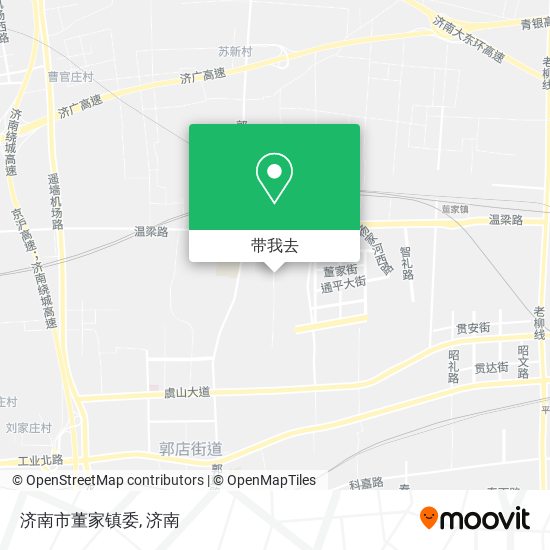 济南市董家镇委地图