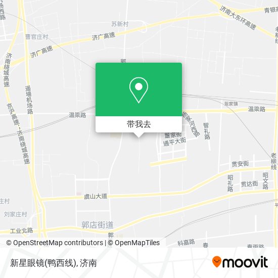 新星眼镜(鸭西线)地图