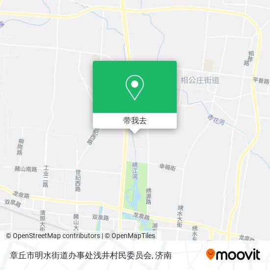 章丘市明水街道办事处浅井村民委员会地图