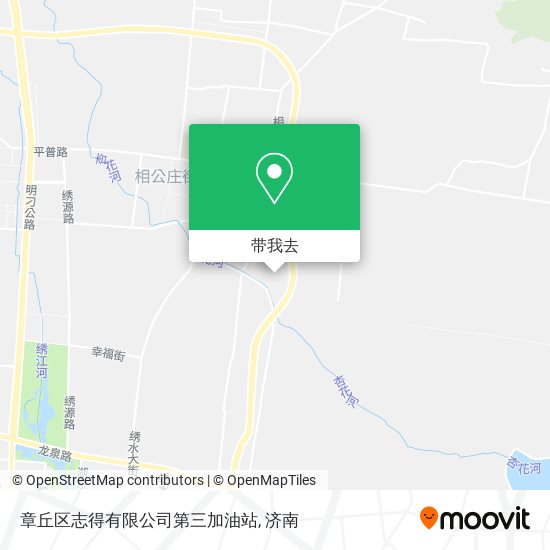 章丘区志得有限公司第三加油站地图