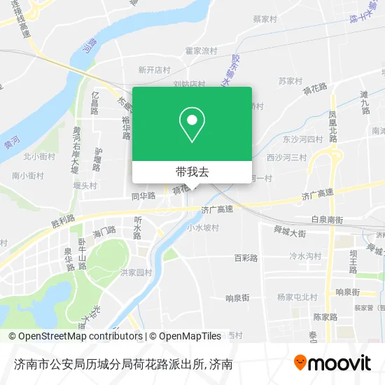济南市公安局历城分局荷花路派出所地图