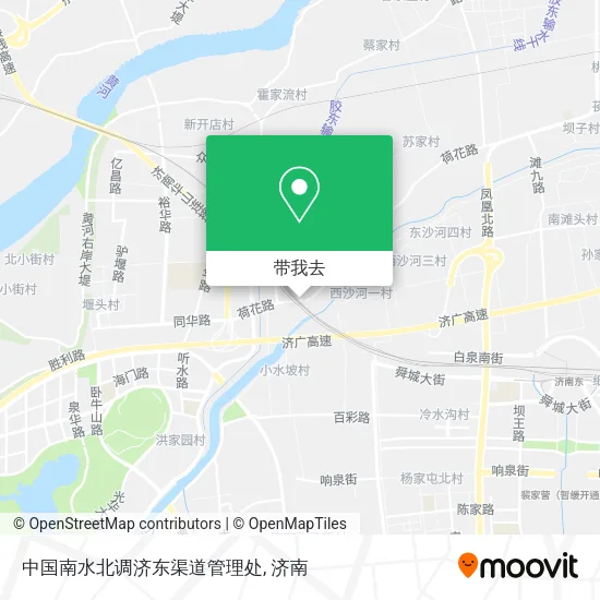 中国南水北调济东渠道管理处地图
