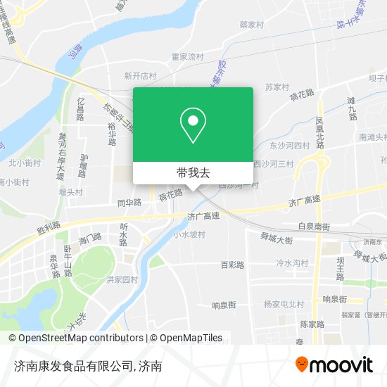 济南康发食品有限公司地图