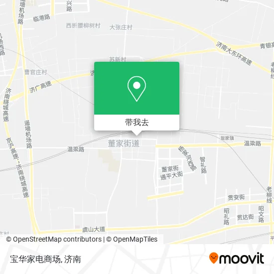 宝华家电商场地图