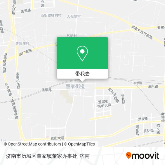 济南市历城区董家镇董家办事处地图
