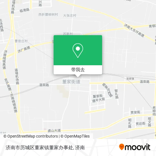 济南市历城区董家镇董家办事处地图