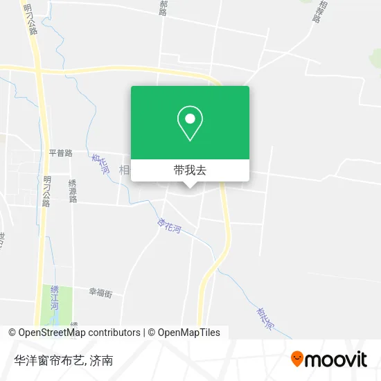 华洋窗帘布艺地图