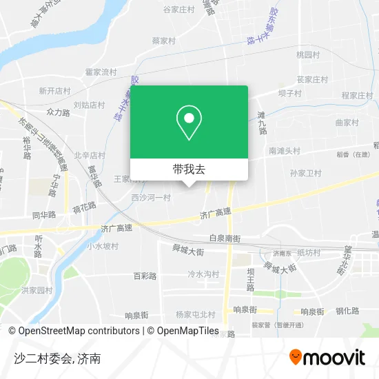 沙二村委会地图
