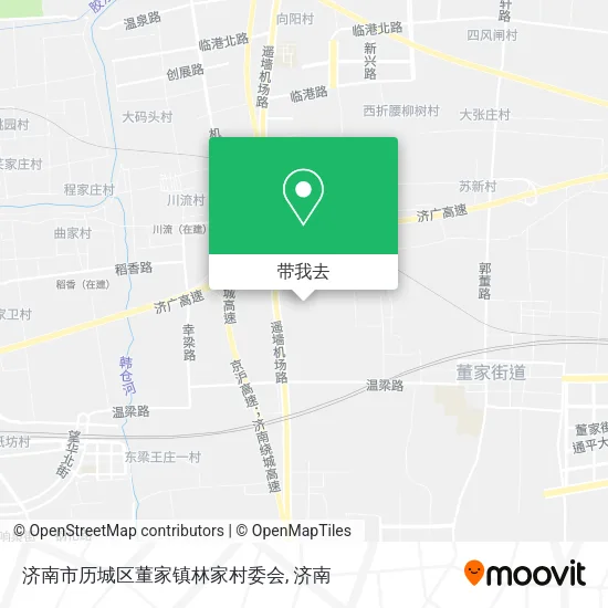 济南市历城区董家镇林家村委会地图