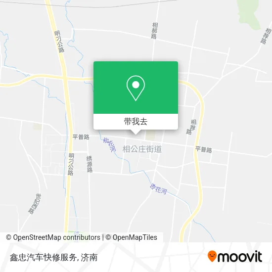 鑫忠汽车快修服务地图