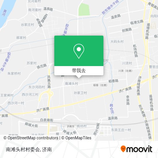 南滩头村村委会地图