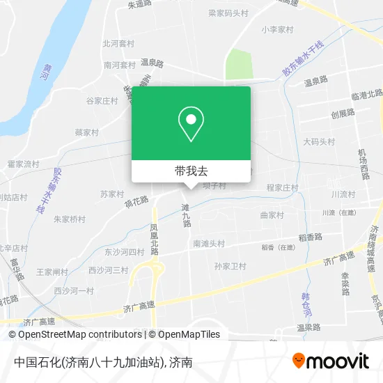 中国石化(济南八十九加油站)地图
