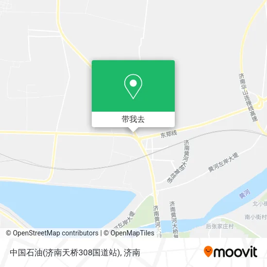 中国石油(济南天桥308国道站)地图