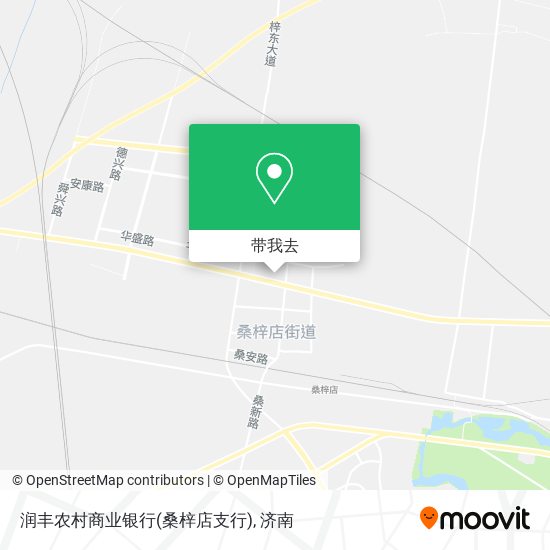 润丰农村商业银行(桑梓店支行)地图