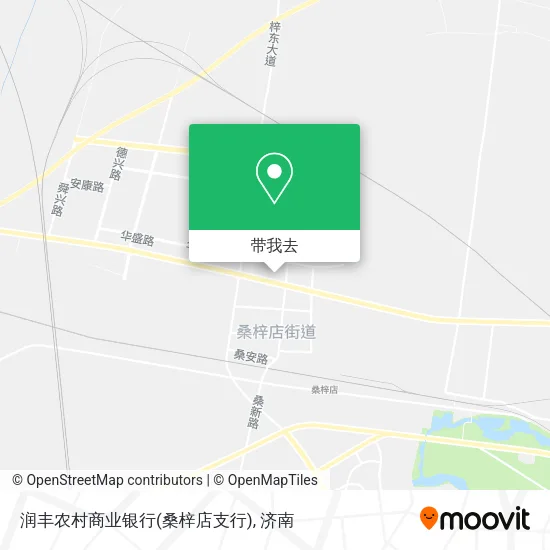 润丰农村商业银行(桑梓店支行)地图