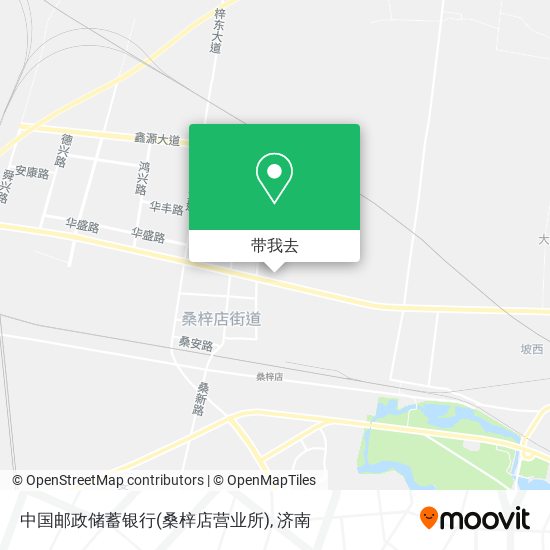 中国邮政储蓄银行(桑梓店营业所)地图