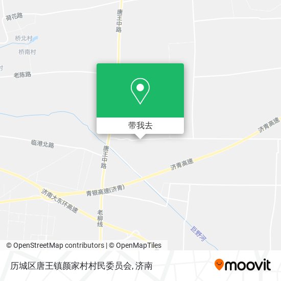 历城区唐王镇颜家村村民委员会地图