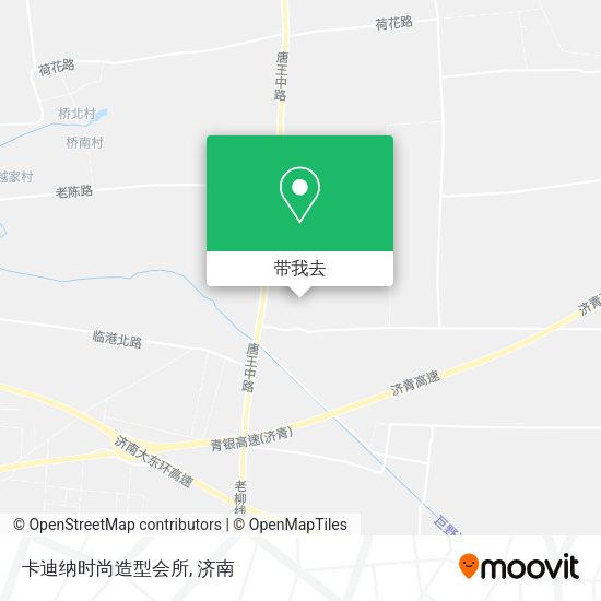 卡迪纳时尚造型会所地图