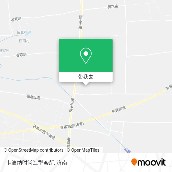 卡迪纳时尚造型会所地图