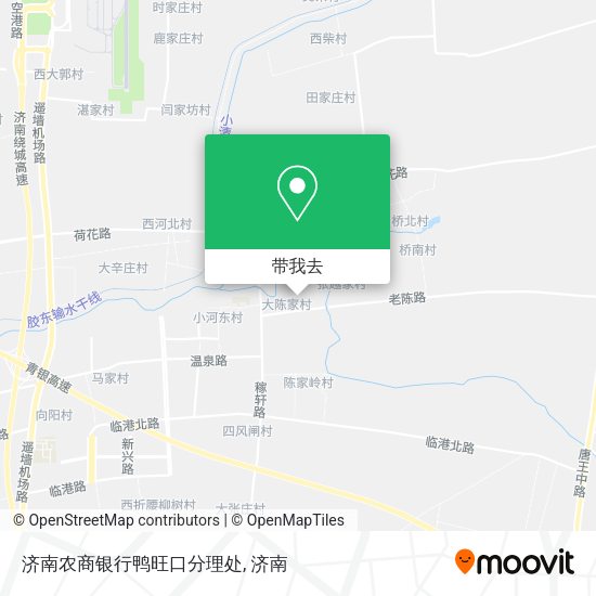 济南农商银行鸭旺口分理处地图