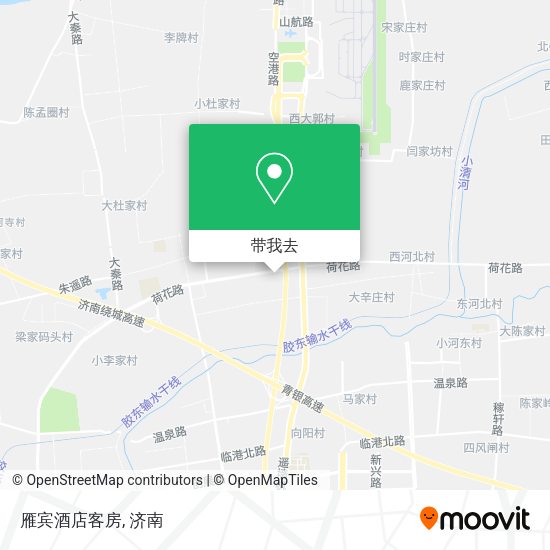 雁宾酒店客房地图