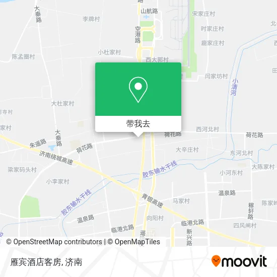 雁宾酒店客房地图