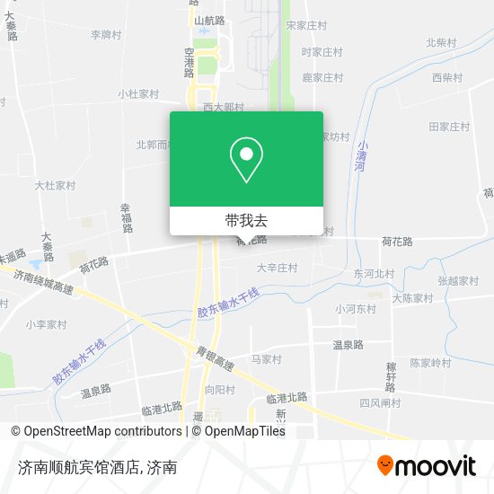 济南顺航宾馆酒店地图