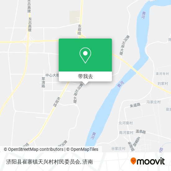 济阳县崔寨镇天兴村村民委员会地图