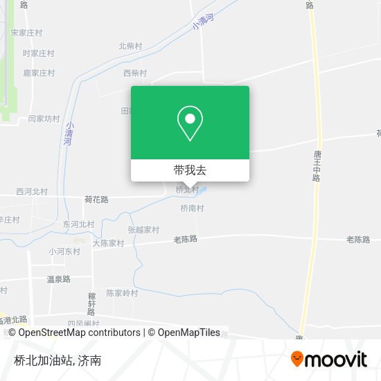 桥北加油站地图