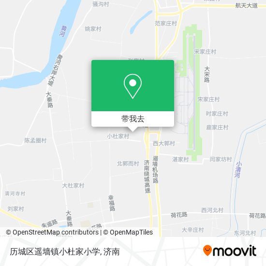 历城区遥墙镇小杜家小学地图