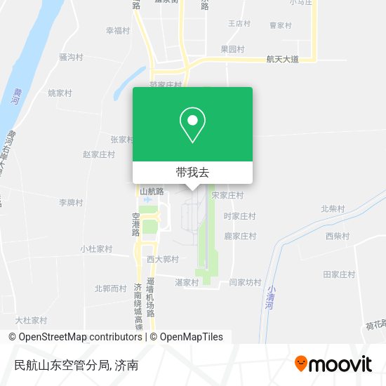 民航山东空管分局地图