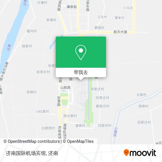 济南国际机场宾馆地图