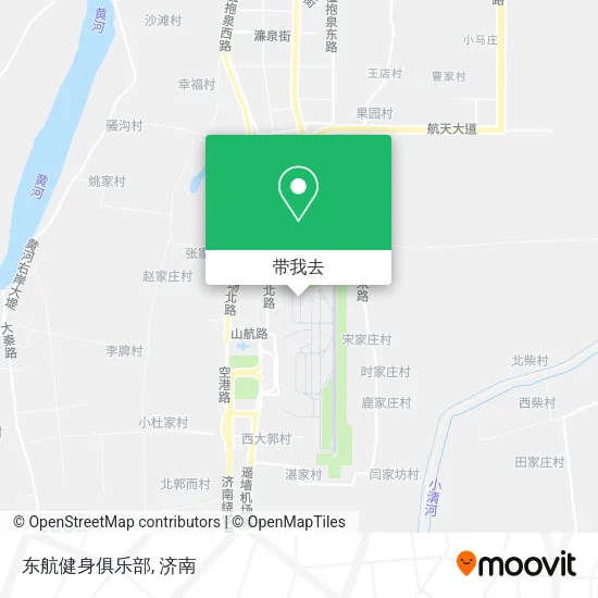 东航健身俱乐部地图