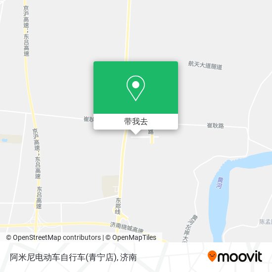 阿米尼电动车自行车(青宁店)地图
