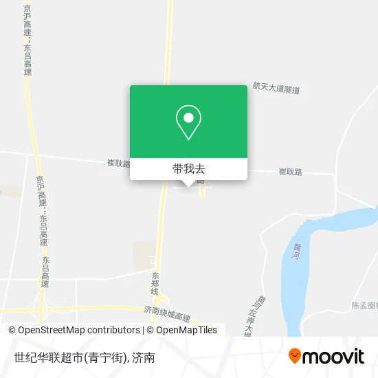 世纪华联超市(青宁街)地图