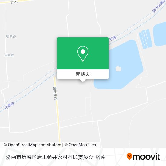 济南市历城区唐王镇井家村村民委员会地图