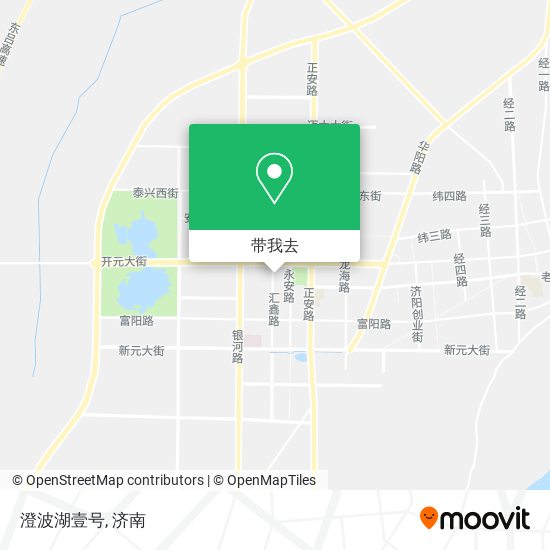 澄波湖壹号地图