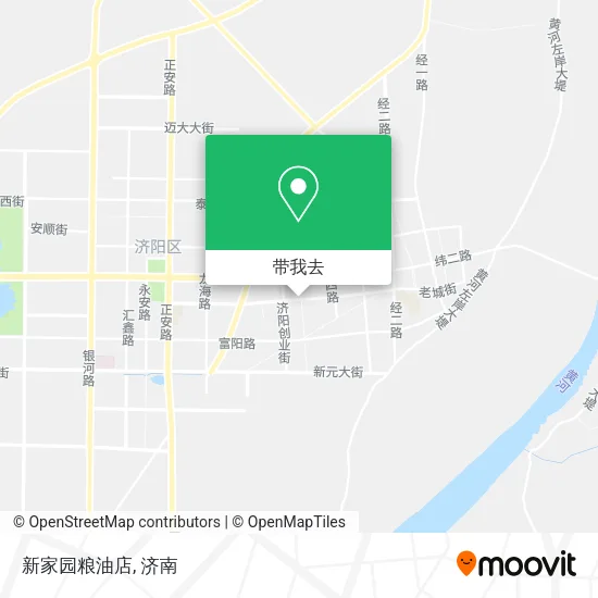 新家园粮油店地图