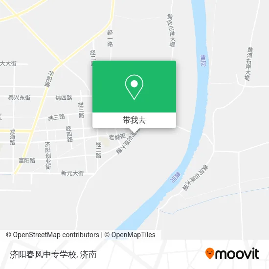 济阳春风中专学校地图
