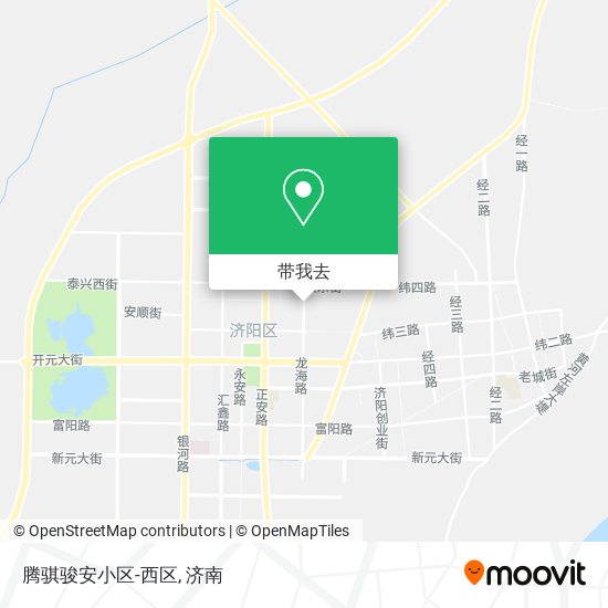腾骐骏安小区-西区地图