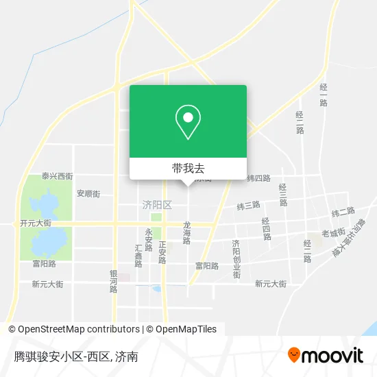 腾骐骏安小区-西区地图