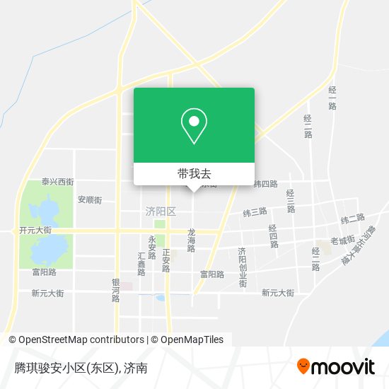 腾琪骏安小区(东区)地图