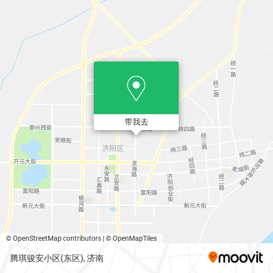 腾琪骏安小区(东区)地图