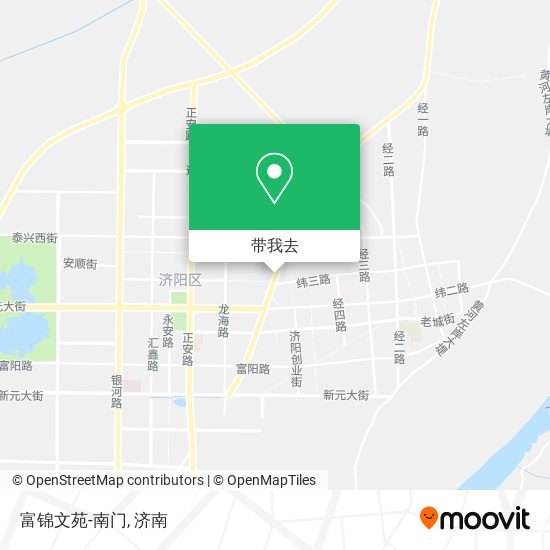 富锦文苑-南门地图