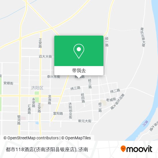都市118酒店(济南济阳县银座店)地图