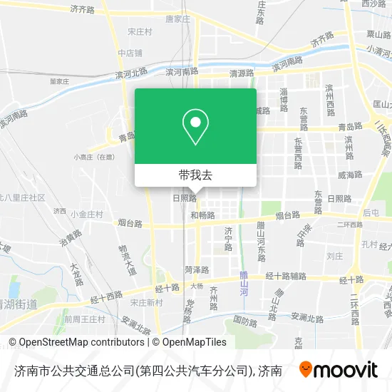 济南市公共交通总公司(第四公共汽车分公司)地图