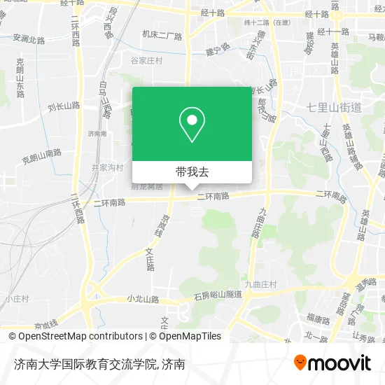 济南大学国际教育交流学院地图