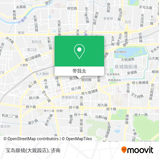 宝岛眼镜(大观园店)地图