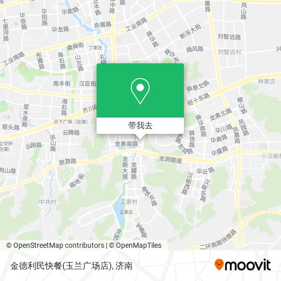 金德利民快餐(玉兰广场店)地图